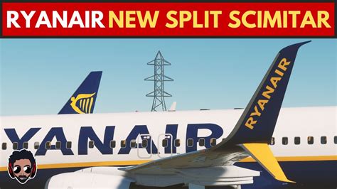 Ryanair Split Scimitar Seville Airport Takeoff B737 800NG EI