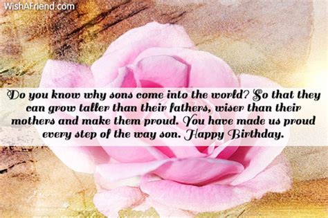 Son Birthday Messages