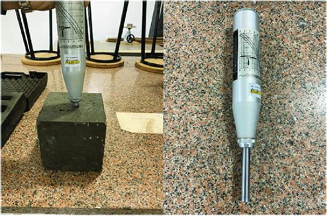 Schmidt Rebound Hammer Test Setups Download Scientific Diagram