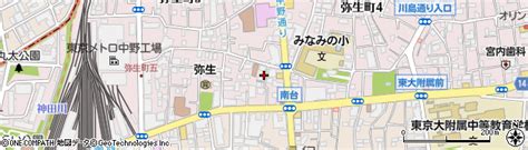 東京都中野区弥生町5丁目2 23の地図 住所一覧検索｜地図マピオン