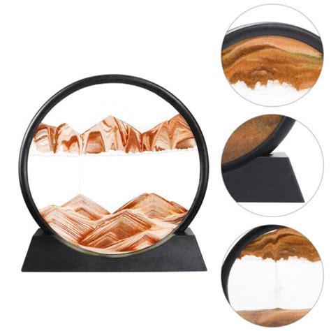 D Dynamic Moving Sand Art Quicksand Painting Hourglass Home Office