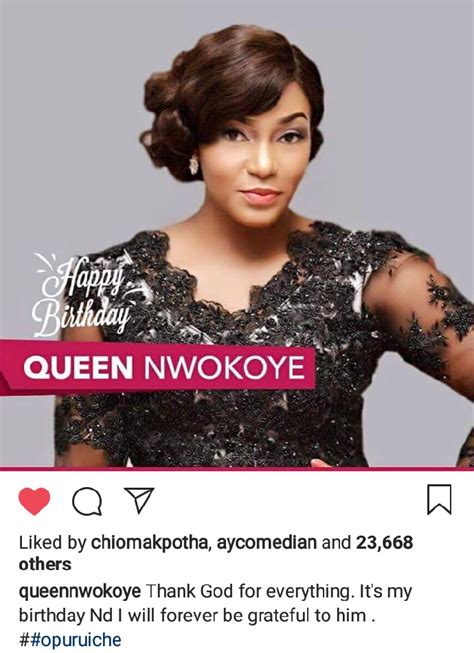 Queen Nwokoye Celebrates Her Birthday Today Legit Affair