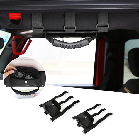 Buy JeCar Grab Handles For Jeep Wrangler Heavy Duty Roll Bar Grab