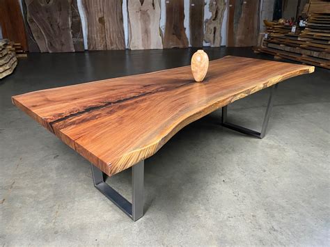 American Single Slab Black Walnut Dining Table – Collector's Specialty ...