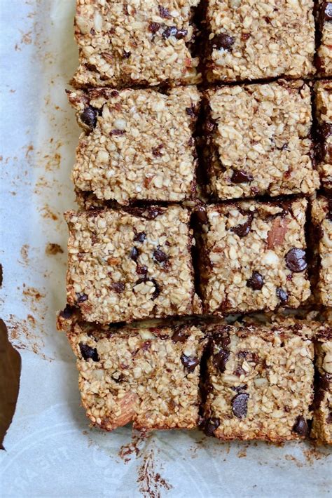 Healthy Breakfast Bars Vegan GF The Cheeky Chickpea