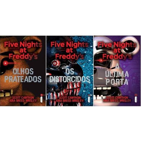 Kit Livros Five Nights At Freddys Volumes 1 2 3 Shopee Brasil