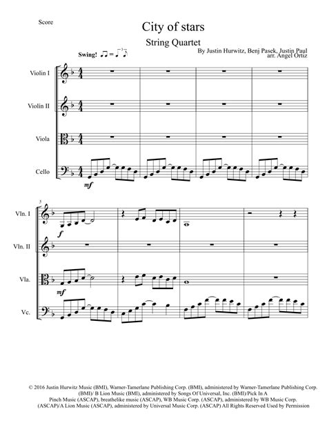 City Of Stars arr José angel Ortiz ramirez by Emma Stone Sheet Music