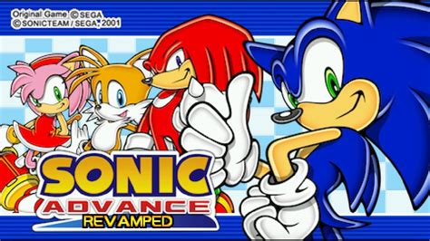 Sonic Advance Revamped New Intro And Title Screen Youtube