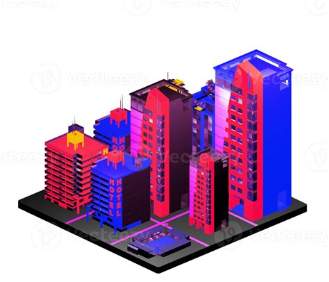 Isometric Building Arrangement 12053338 Png