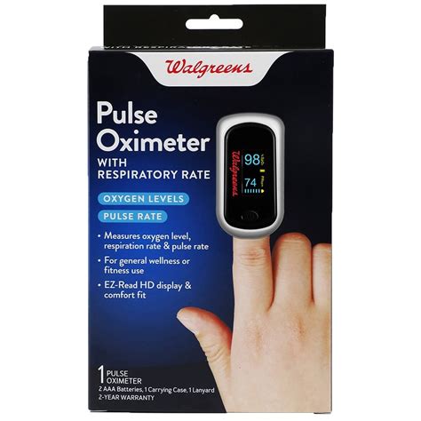 Walgreens Pulse Oximeter With Respiration Rate 1 Ct Shipt