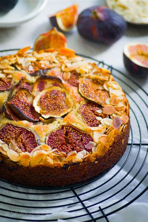 Gâteau moelleux aux figues et amandes Aux délices du palais