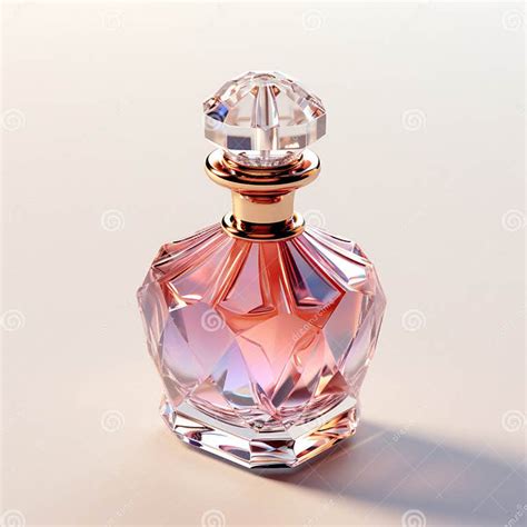 Perfume Bottle On A White Background 3d Illustration Stock Illustration Illustration Of Blue