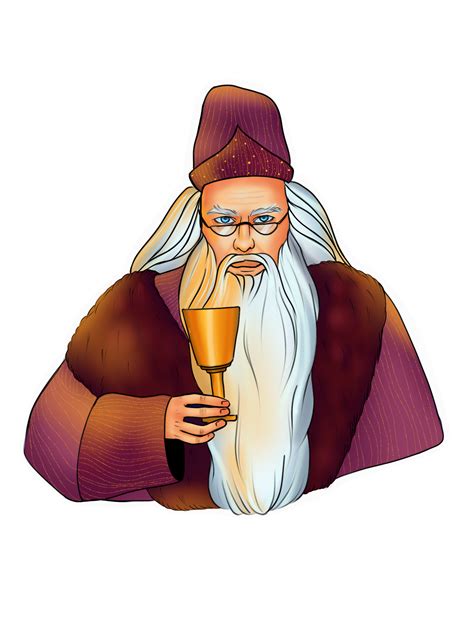 Иллюстрация Дамблдор. Стикеры в стиле 2d, персонажи