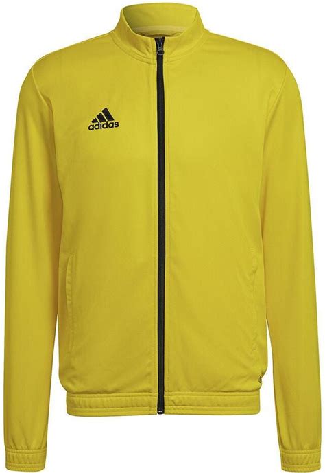 Adidas Bluza Męska Entrada 22 Track Jacket Czarny Żółty Ceny i opinie