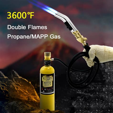 MAPP Chalumeau De Soudage Au Gaz Double Flamme 3600 F Odor Souder Au