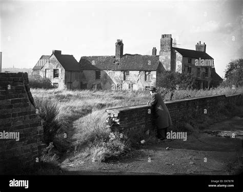 Old Hall Derelict Building At West Bromwich 1957 Stock Photo Alamy