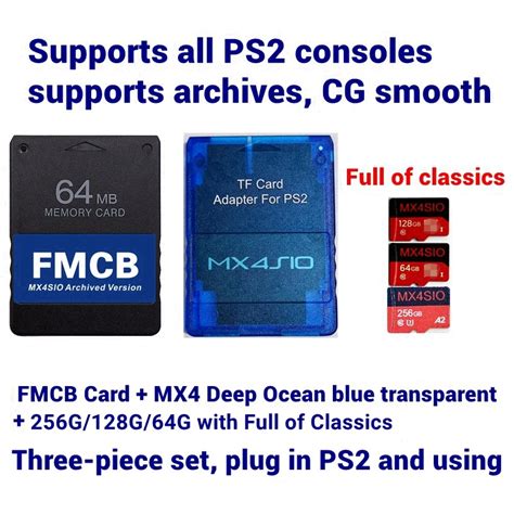 Ps Game Mx Sio Tf Card Adapter For Ps All Consoles Free Mcboot