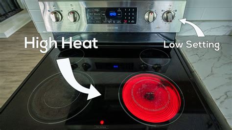 Samsung Stove Burner Stays On High Heat Only Electric Range Youtube