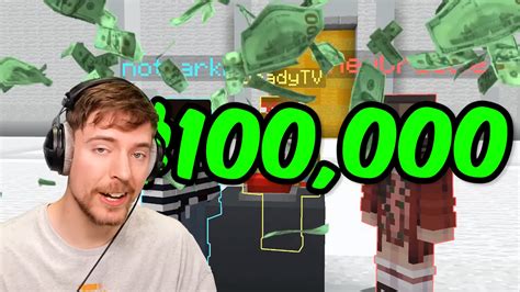 Youtube Icon Mrbeast Takes His Press This Button To Win 100000