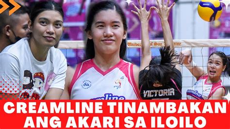 CREAMLINE TINAMBAKAN ANG AKARI SA 4TH SET SA LABAN SA ILOILO ALYSSA