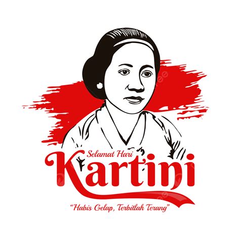 인도네시아 국기와 함께 Kartini 일 카르티니 깃발 여성 Png 일러스트 및 Psd 이미지 무료 다운로드 Pngtree