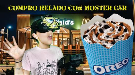 Comprando Helado Con Monster Car En Mc Donalds De Magaluf Espa A Youtube