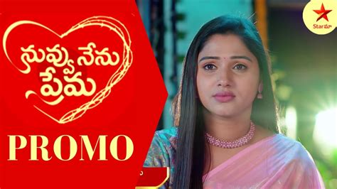 Nuvvu Nenu Prema Promo 30th Jan 2023 Star Maa Serials Mon Sat