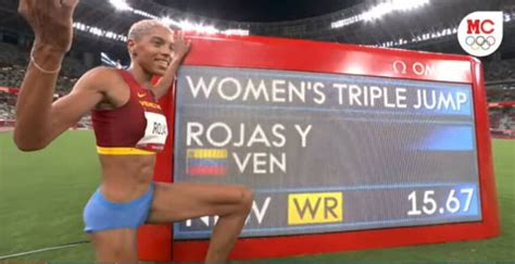 Jjoo Tokio Orgullo Venezolano La Atleta Yulimar Rojas Rompe R Cord