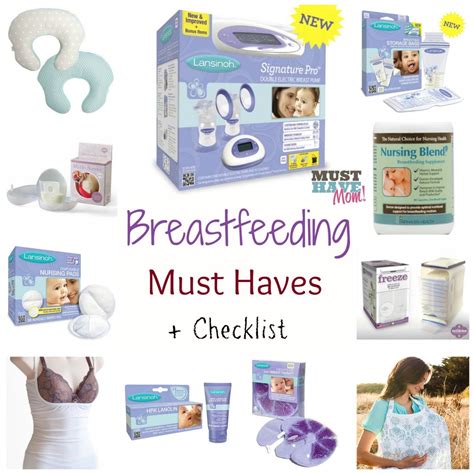 Breastfeeding Must Haves Breastfeeding Essentials Checklist Must