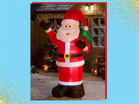 Homebases 6ft Inflatable Santa Claus Is Half Price Right Now The