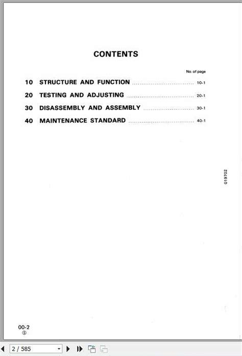 Komatsu Mining Bulldozers D A Shop Manual Sebm