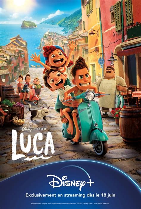 Luca Découvrez Laffiche Du Nouveau Film Danimation Des Studios