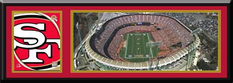 San Francisco 49ers Candlestick Park Aerial View Large Stadium Poster