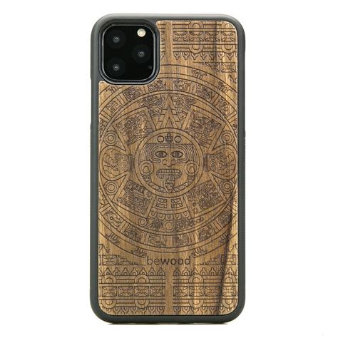 Etui Drewniane Bewood IPhone 11 Pro Max Kalendarz Aztecki Limba