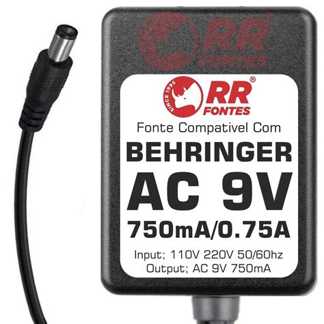 Fonte Para Processador De Efeitos Behringer RR Fontes Tudo Em Fontes