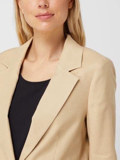 Gerry Weber Blazer Van Linnenmix In Zand Online Kopen P C