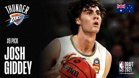 2021 NBA Draft: Oklahoma City Thunder select Josh Giddey with No. 6 ...