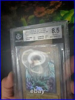 St Edition Wavy Yu Gi Oh Bgs Lob Blue Eyes White Dragon