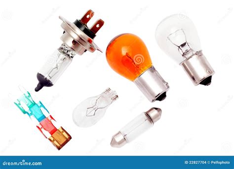 Car bulbs and fuses. stock photo. Image of accessories - 22827704