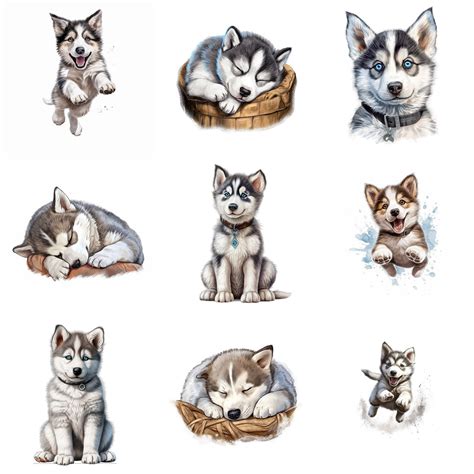 17 Cute Husky Drawing Wallpapers Wallpapersafari