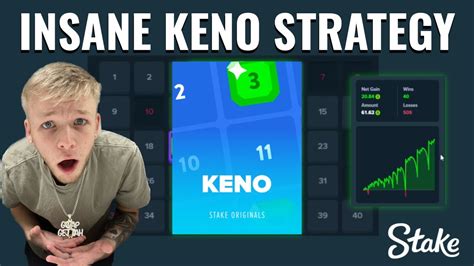 New Keno Strategy On Stake For Fast Profit Youtube