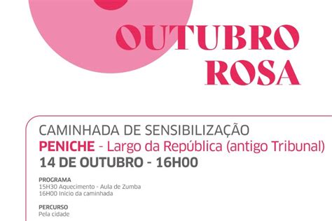 Município de Peniche associa se à campanha Outubro Rosa Descla