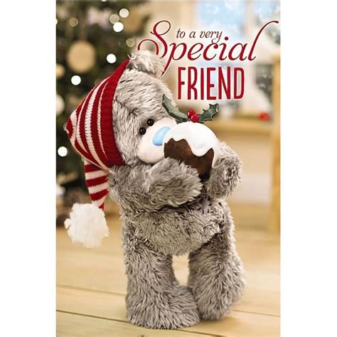 3d Holographic Special Friend Me To You Bear Christmas Card Tatty Teddy Christmas Cards