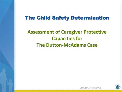 Ppt Assessment Of Impending Danger And Caregiver Protective