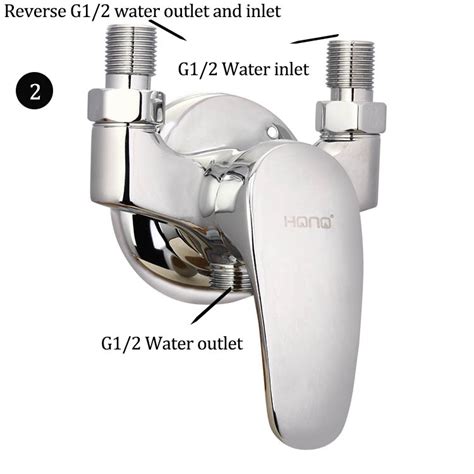 Bathroom Copper Unfold Install Water Heater Mixing Valve Hot And Cold Water Faucet Switch Sale