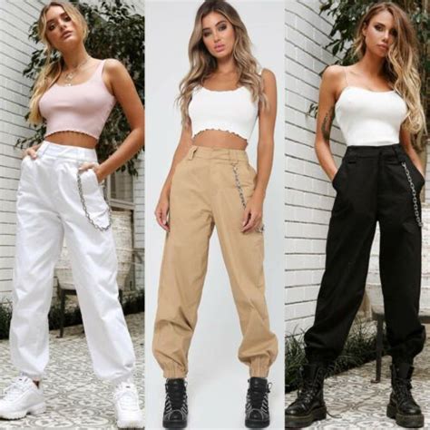 Collection Tendances Mod Les Tenue Pantalon Cargo Femme