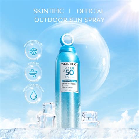 Promo Skintific Outdoor Sun Spary 360° Spary Sunscreen Mist Sunblock