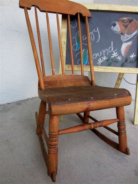 Antique American Nursing Rockerrocking Chair By Thelazyhound Vintage