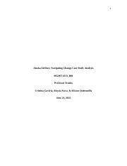 Alaska Airlines Case Study Analysis Docx 1 Alaska Airlines