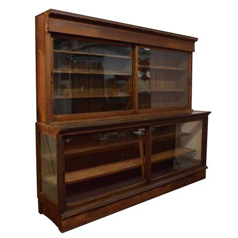 Antique General Store Style Display Cabinet | EBTH